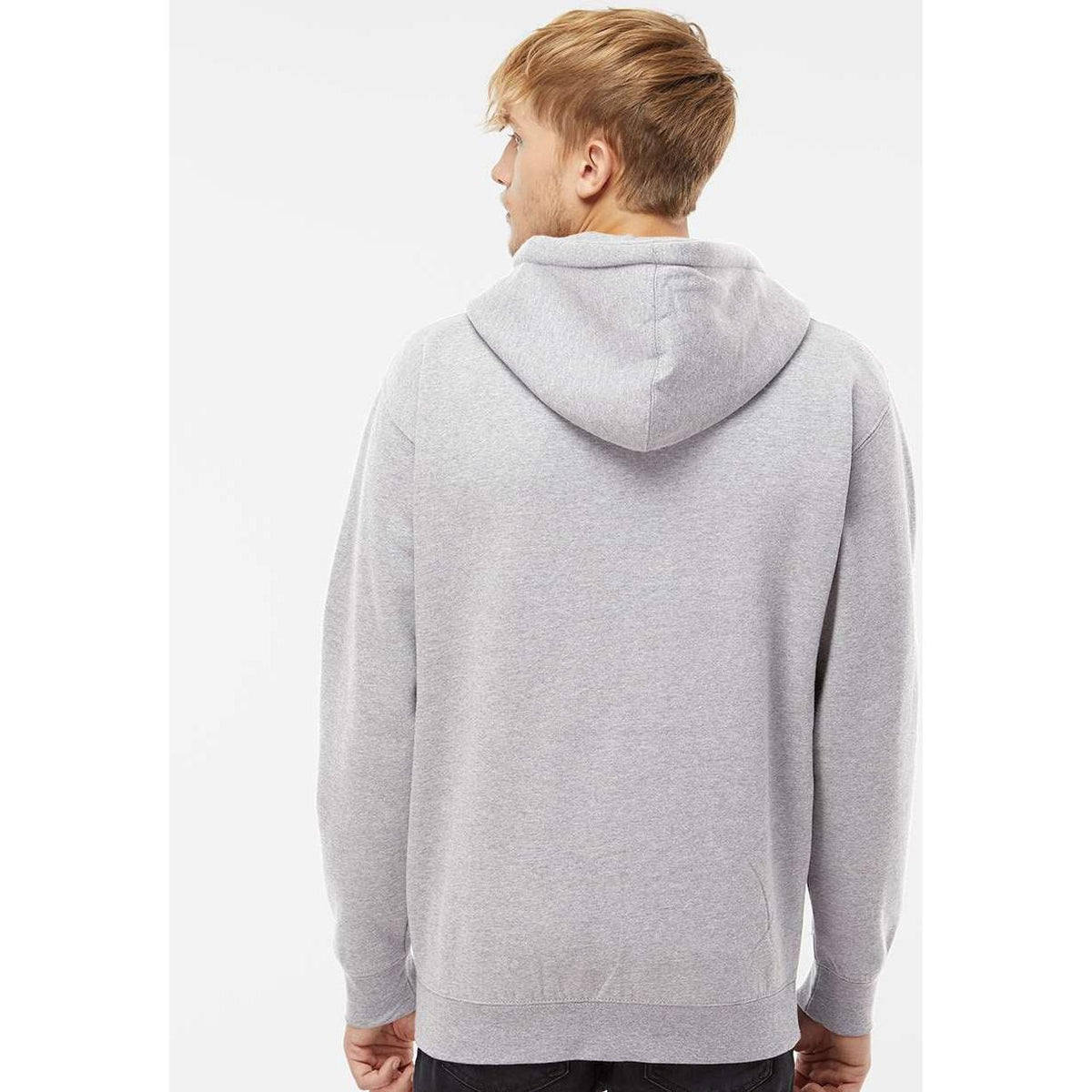 no-logo Independent Trading Co. Heavyweight Full-Zip Hooded Sweatshirt -Men's Layering-Independent Trading Co.-Thread Logic