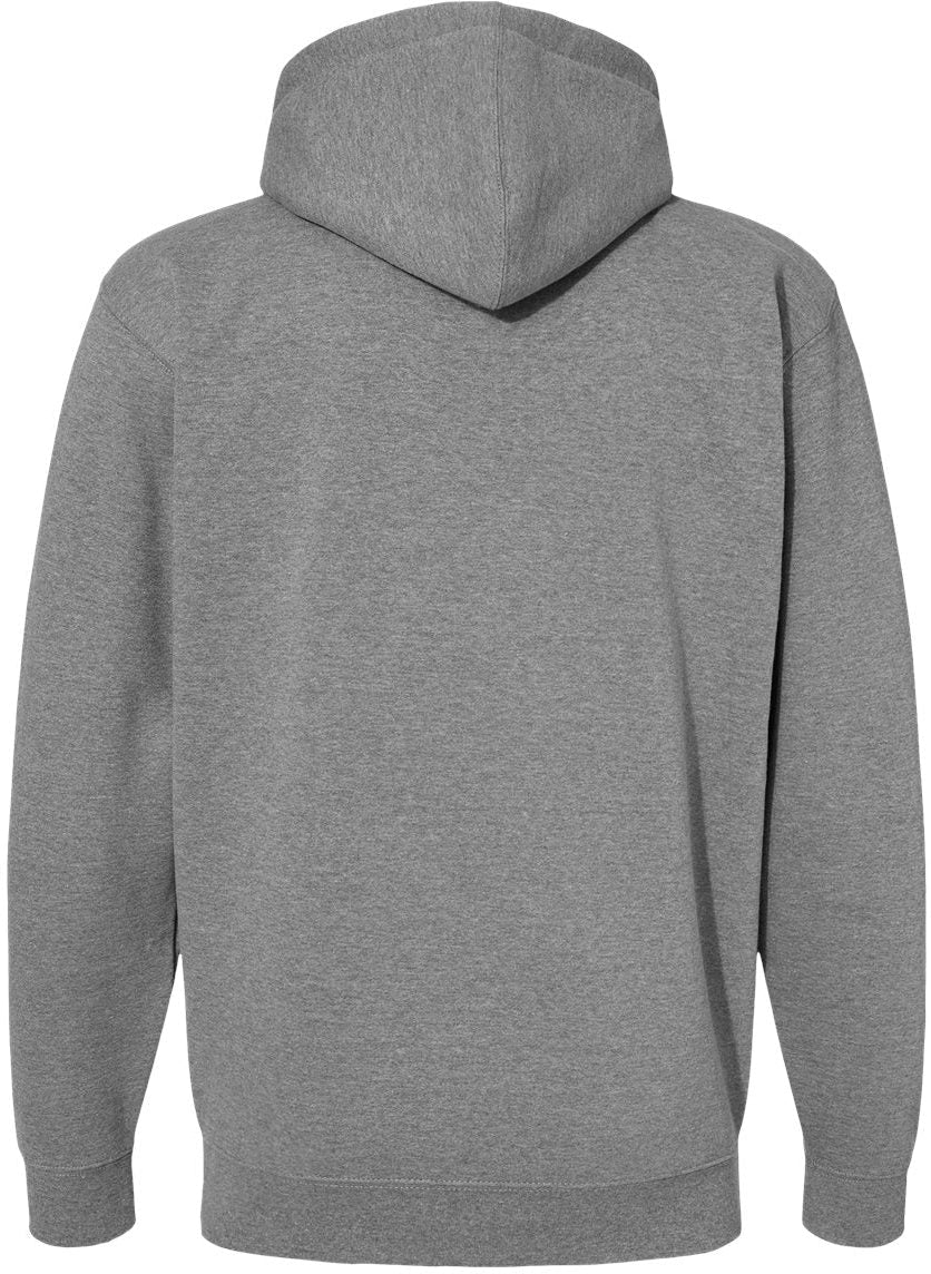 no-logo Independent Trading Co. Heavyweight Full-Zip Hooded Sweatshirt -Men's Layering-Independent Trading Co.-Thread Logic