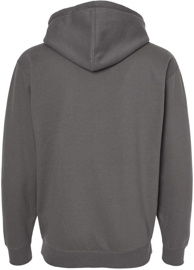 no-logo Independent Trading Co. Heavyweight Full-Zip Hooded Sweatshirt -Men's Layering-Independent Trading Co.-Thread Logic