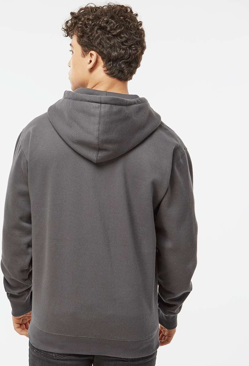 no-logo Independent Trading Co. Heavyweight Full-Zip Hooded Sweatshirt -Men's Layering-Independent Trading Co.-Thread Logic