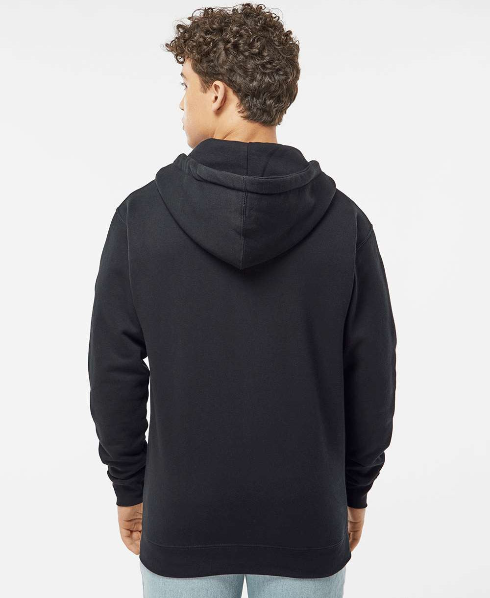 no-logo Independent Trading Co. Heavyweight Full-Zip Hooded Sweatshirt -Men's Layering-Independent Trading Co.-Thread Logic