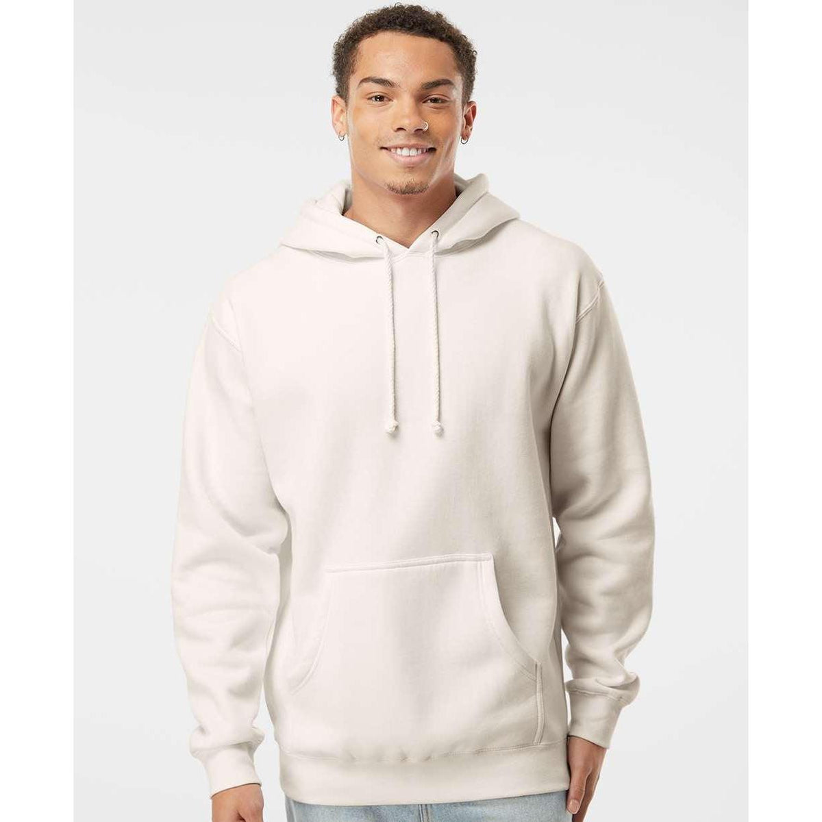 no-logo Independent Trading Co. Heavyweight Hooded Sweatshirt-Men's Layering-Independent Trading Co.-Thread Logic
