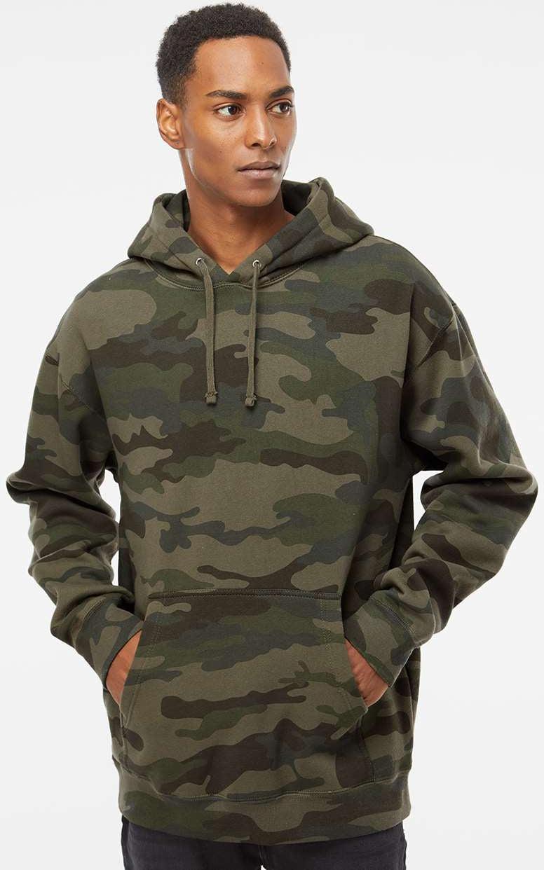 no-logo Independent Trading Co. Heavyweight Hooded Sweatshirt-Men's Layering-Independent Trading Co.-Thread Logic