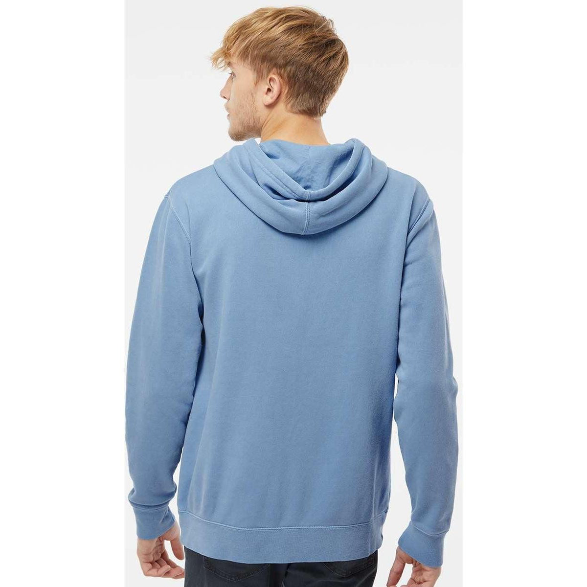 no-logo Independent Trading Co. Heavyweight Pigment-Dyed Hooded Sweatshirt-Men's Layering-Independent Trading Co.-Thread Logic
