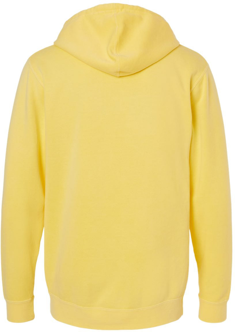 no-logo Independent Trading Co. Heavyweight Pigment-Dyed Hooded Sweatshirt-Men's Layering-Independent Trading Co.-Thread Logic