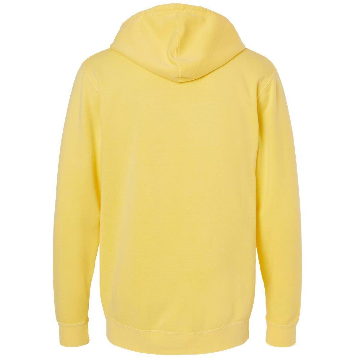 no-logo Independent Trading Co. Heavyweight Pigment-Dyed Hooded Sweatshirt-Men's Layering-Independent Trading Co.-Thread Logic