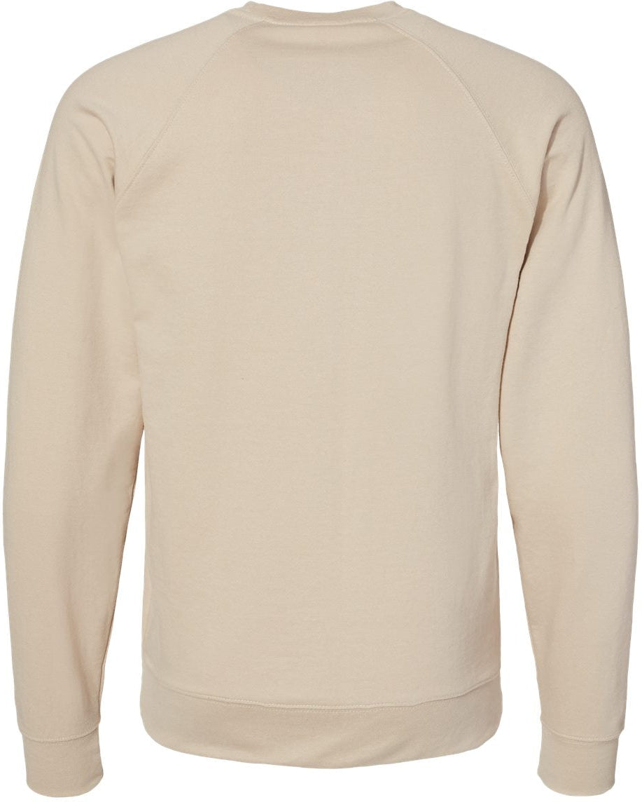 no-logo Independent Trading Co. Icon Unisex Lightweight Loopback Terry Crewneck Sweatshirt-Fleece-Independent Trading Co.-Thread Logic