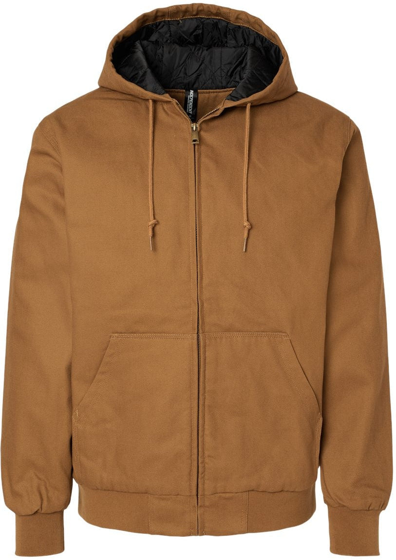 Independent Trading Co. Insulated Canvas Workwear Jacket-Apparel-Independent Trading Co.-Saddle-S-Thread Logic