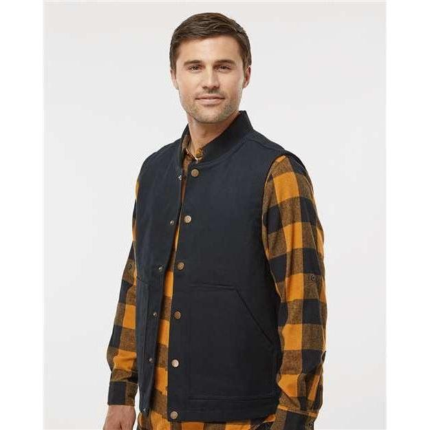 no-logo Independent Trading Co. Insulated Canvas Workwear Vest-Apparel-Independent Trading Co.-Thread Logic