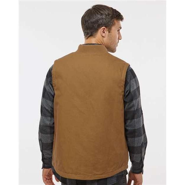 no-logo Independent Trading Co. Insulated Canvas Workwear Vest-Apparel-Independent Trading Co.-Thread Logic