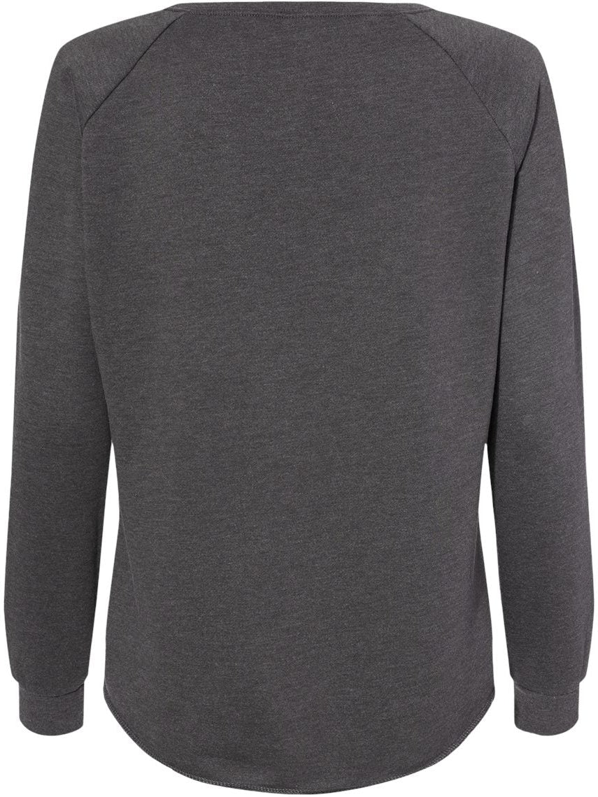 no-logo Independent Trading Co. Ladies California Wave Wash Crewneck Sweatshirt-Ladies Layering-Independent Trading Co.-Thread Logic