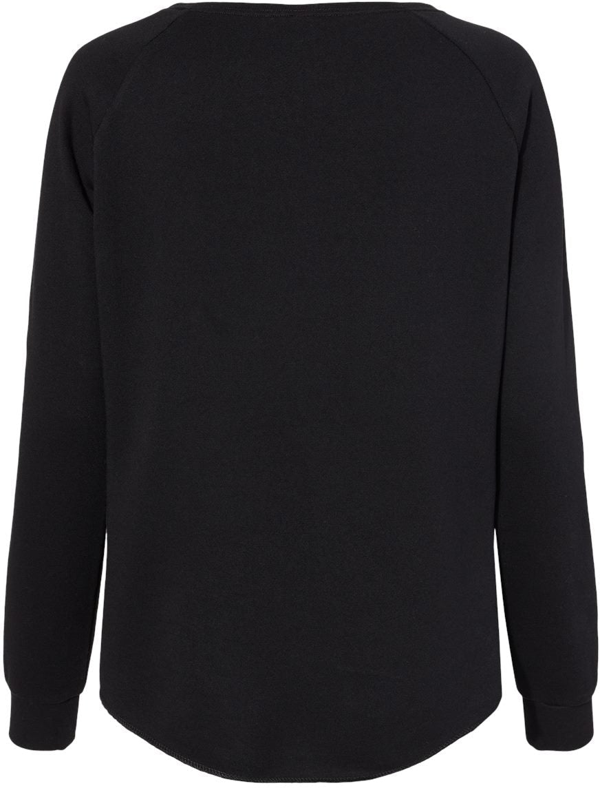 no-logo Independent Trading Co. Ladies California Wave Wash Crewneck Sweatshirt-Ladies Layering-Independent Trading Co.-Thread Logic