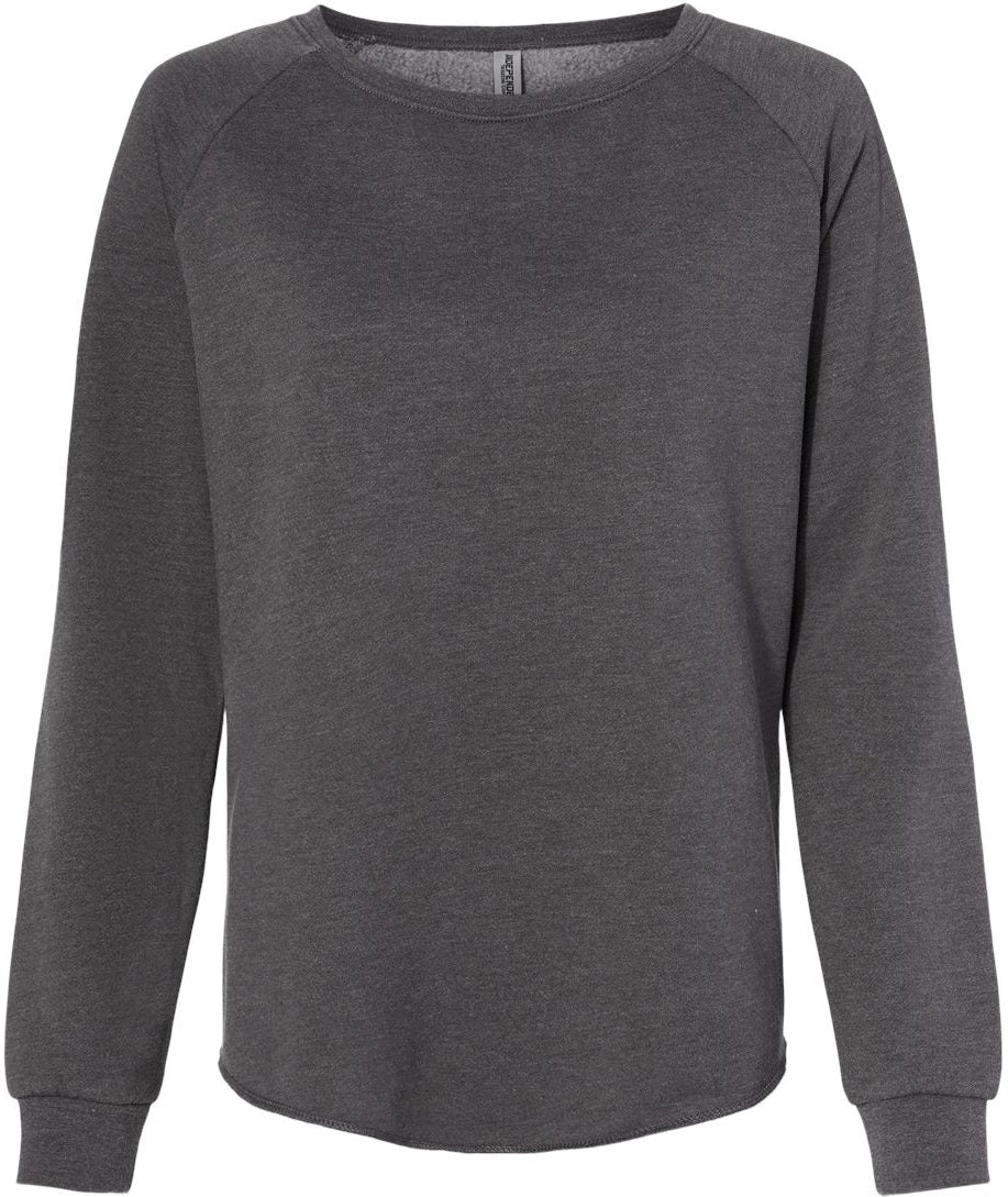 Independent Trading Co. Ladies California Wave Wash Crewneck Sweatshirt