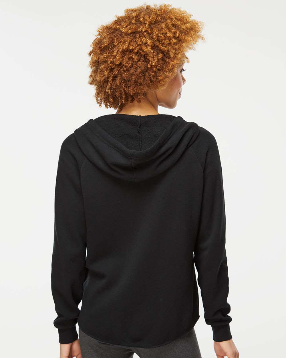 no-logo Independent Trading Co. Ladies California Wave Wash Full-Zip Hooded Sweatshirt -Ladies Layering-Independent Trading Co.-Thread Logic