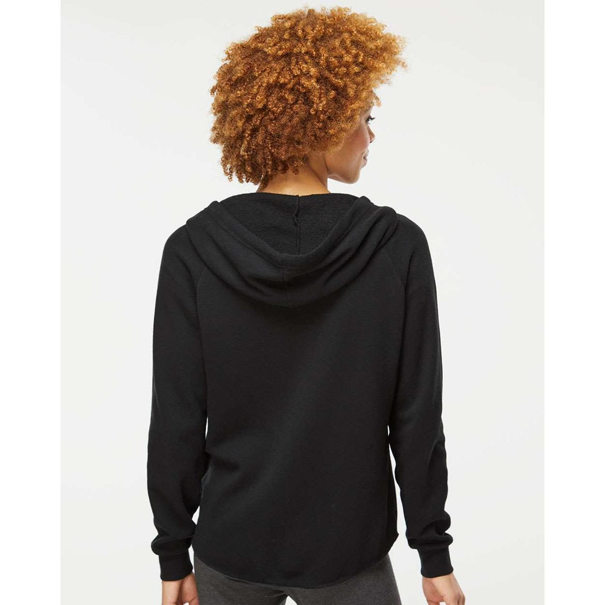 no-logo Independent Trading Co. Ladies California Wave Wash Full-Zip Hooded Sweatshirt -Ladies Layering-Independent Trading Co.-Thread Logic