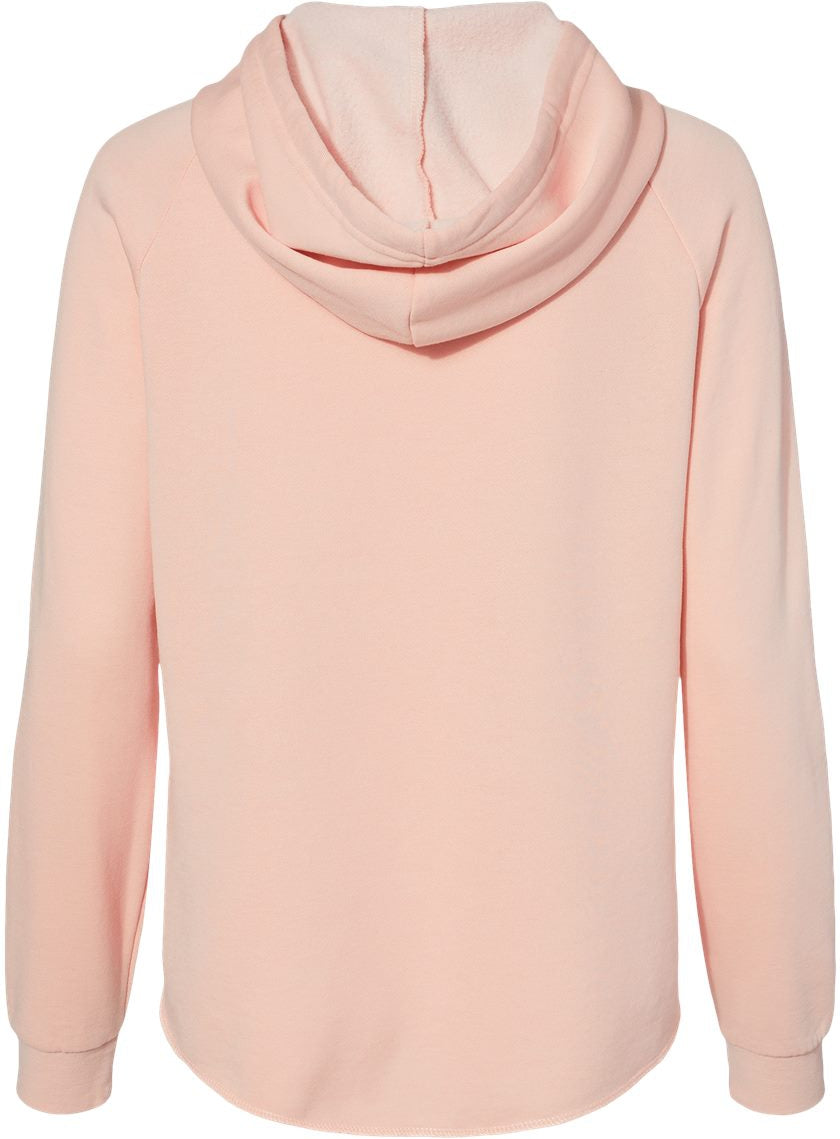 no-logo Independent Trading Co. Ladies California Wave Wash Full-Zip Hooded Sweatshirt -Ladies Layering-Independent Trading Co.-Thread Logic