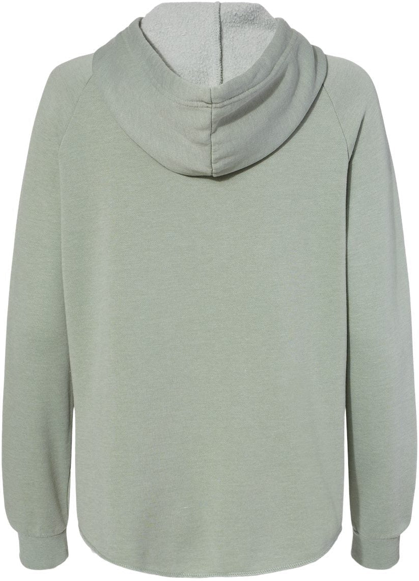 no-logo Independent Trading Co. Ladies California Wave Wash Full-Zip Hooded Sweatshirt -Ladies Layering-Independent Trading Co.-Thread Logic