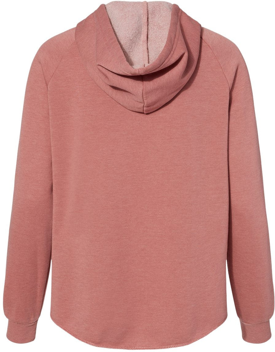 no-logo Independent Trading Co. Ladies California Wave Wash Full-Zip Hooded Sweatshirt -Ladies Layering-Independent Trading Co.-Thread Logic