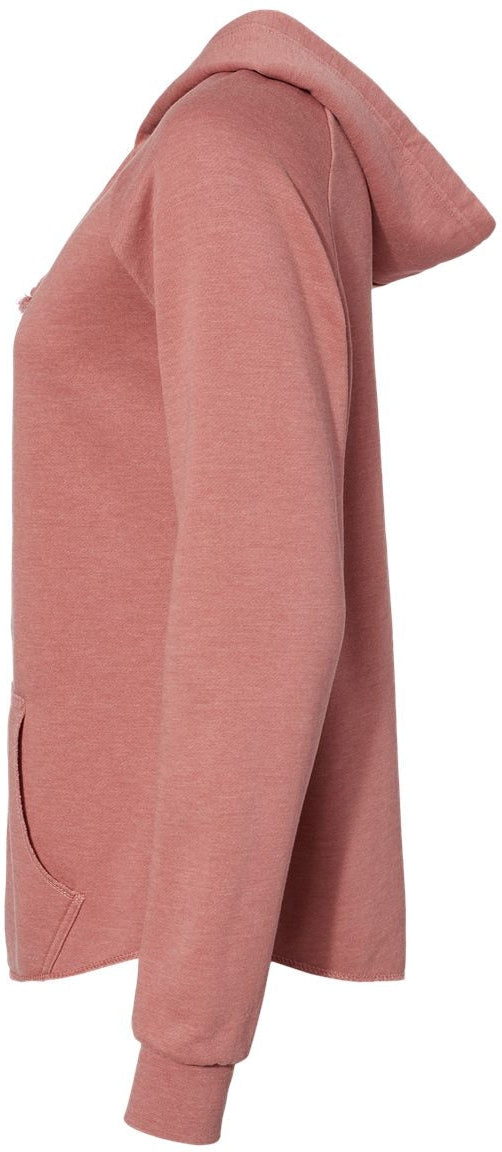 no-logo Independent Trading Co. Ladies California Wave Wash Full-Zip Hooded Sweatshirt -Ladies Layering-Independent Trading Co.-Thread Logic