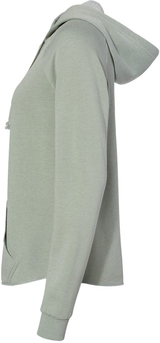 no-logo Independent Trading Co. Ladies California Wave Wash Full-Zip Hooded Sweatshirt -Ladies Layering-Independent Trading Co.-Thread Logic