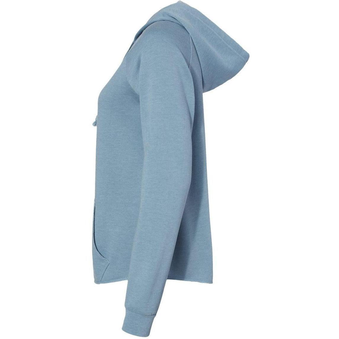 no-logo Independent Trading Co. Ladies California Wave Wash Full-Zip Hooded Sweatshirt -Ladies Layering-Independent Trading Co.-Thread Logic