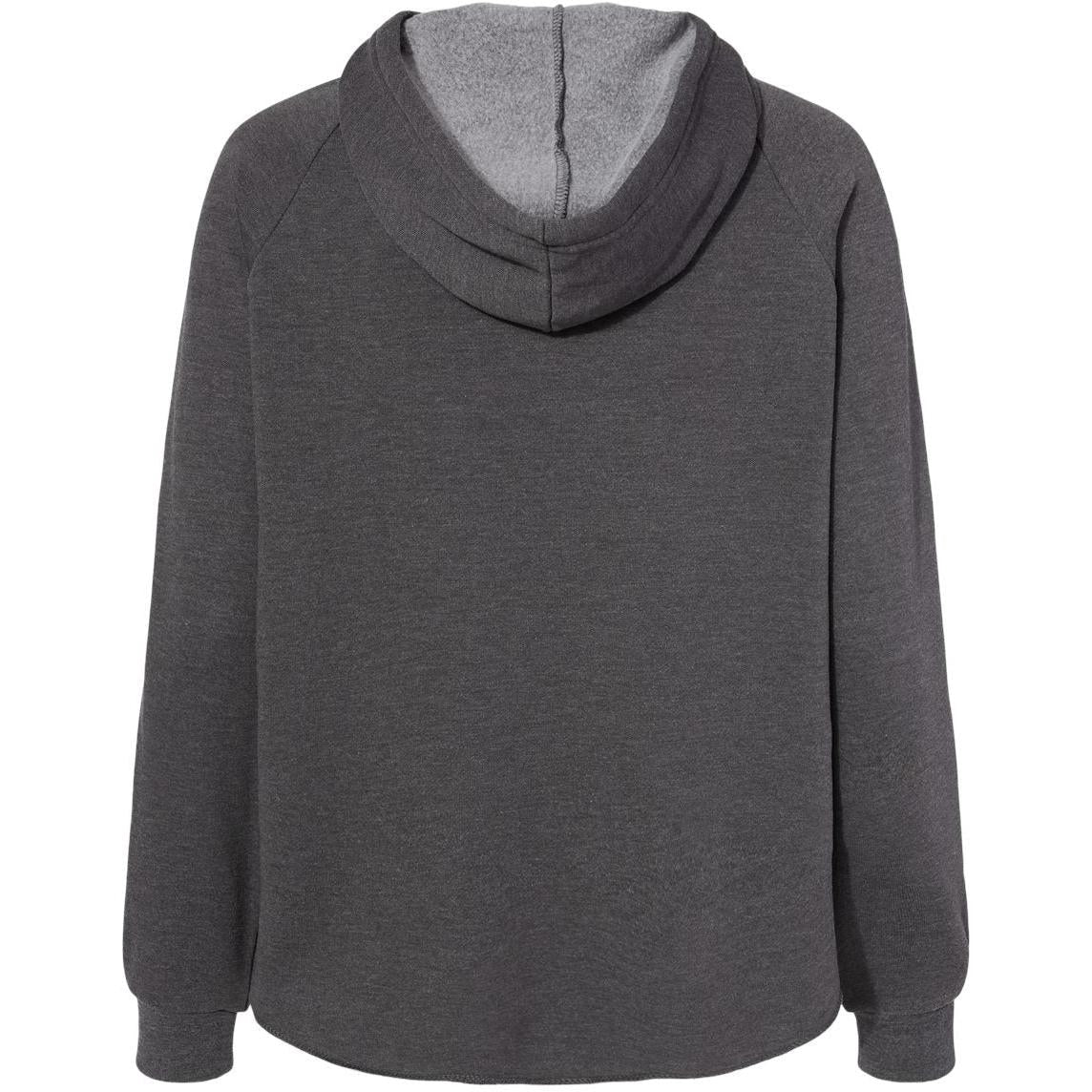 no-logo Independent Trading Co. Ladies California Wave Wash Full-Zip Hooded Sweatshirt -Ladies Layering-Independent Trading Co.-Thread Logic