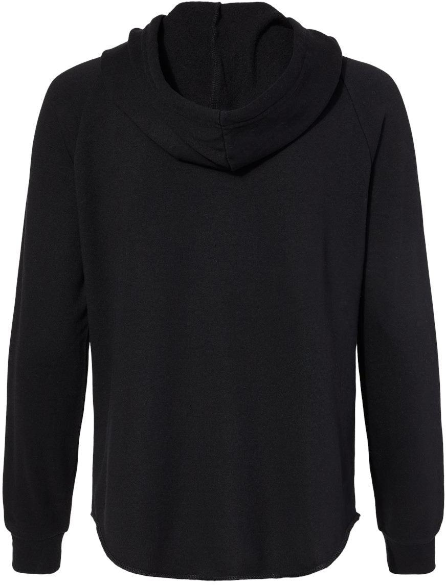 no-logo Independent Trading Co. Ladies California Wave Wash Full-Zip Hooded Sweatshirt -Ladies Layering-Independent Trading Co.-Thread Logic