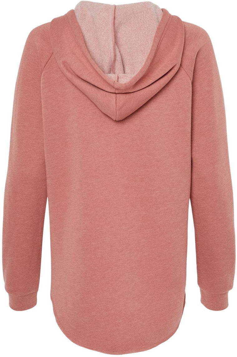 no-logo Independent Trading Co. Ladies Lightweight California Wave Wash Hooded Sweatshirt-Ladies Layering-Independent Trading Co.-Thread Logic