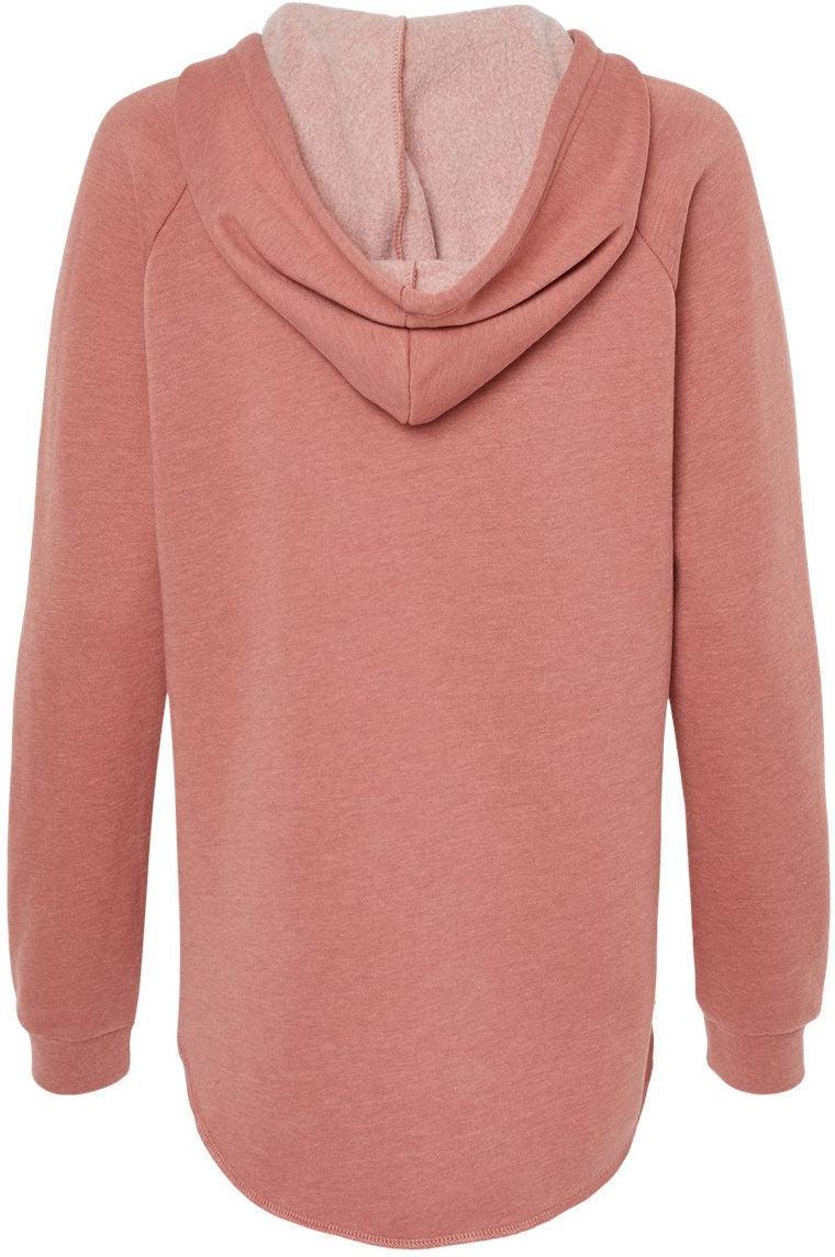 no-logo Independent Trading Co. Ladies Lightweight California Wave Wash Hooded Sweatshirt-Ladies Layering-Independent Trading Co.-Thread Logic