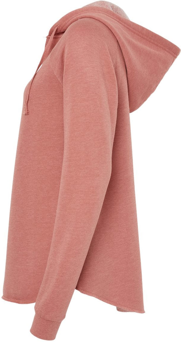 no-logo Independent Trading Co. Ladies Lightweight California Wave Wash Hooded Sweatshirt-Ladies Layering-Independent Trading Co.-Thread Logic