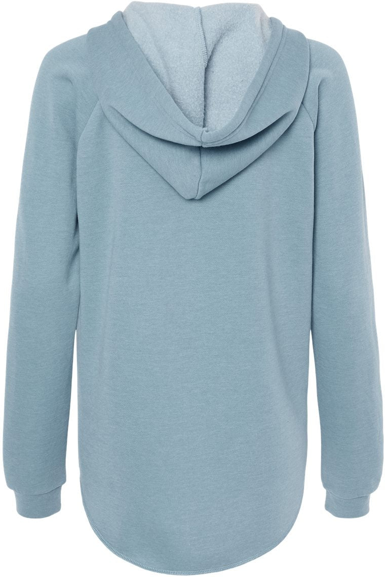 no-logo Independent Trading Co. Ladies Lightweight California Wave Wash Hooded Sweatshirt-Ladies Layering-Independent Trading Co.-Thread Logic