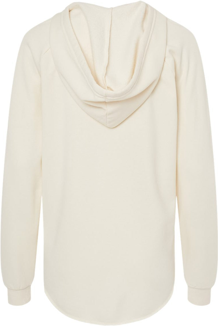 no-logo Independent Trading Co. Ladies Lightweight California Wave Wash Hooded Sweatshirt-Ladies Layering-Independent Trading Co.-Thread Logic