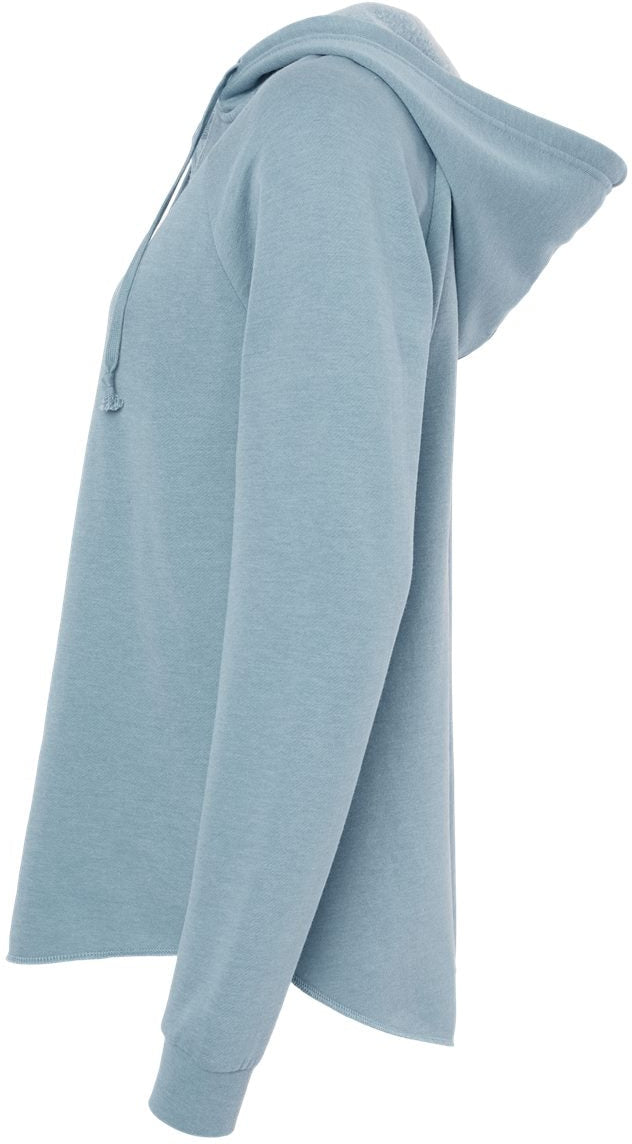 no-logo Independent Trading Co. Ladies Lightweight California Wave Wash Hooded Sweatshirt-Ladies Layering-Independent Trading Co.-Thread Logic