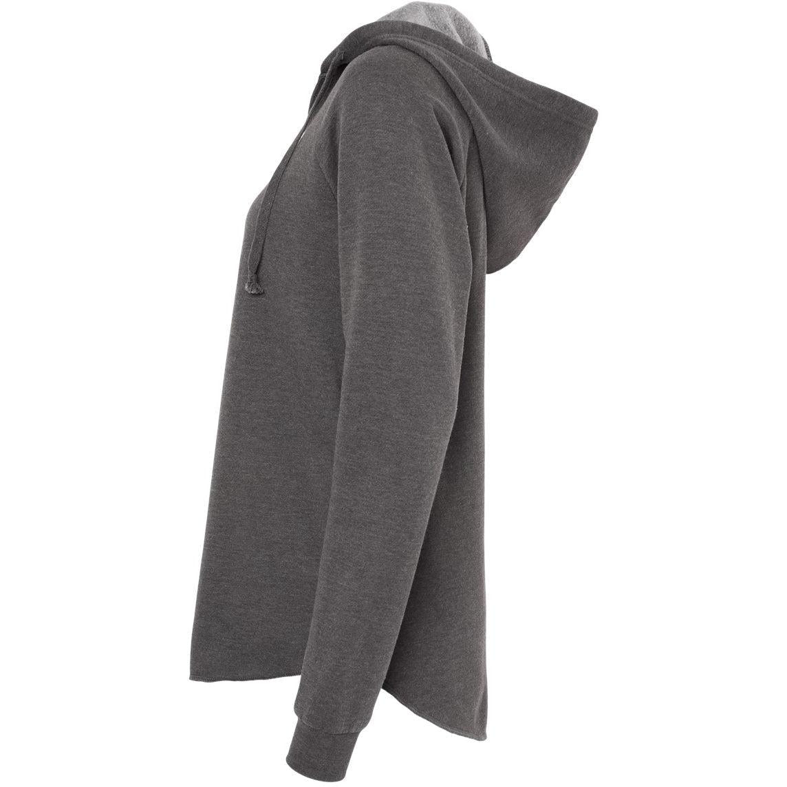 no-logo Independent Trading Co. Ladies Lightweight California Wave Wash Hooded Sweatshirt-Ladies Layering-Independent Trading Co.-Thread Logic