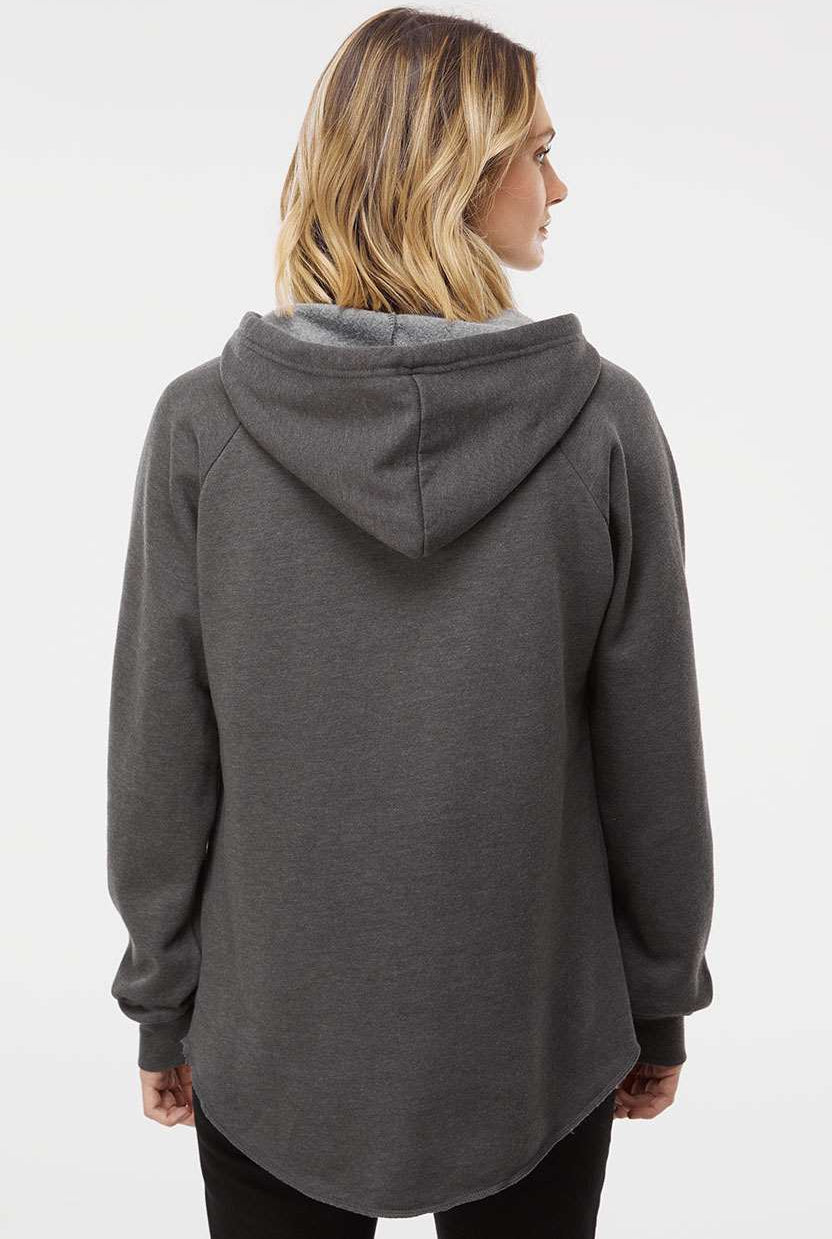 no-logo Independent Trading Co. Ladies Lightweight California Wave Wash Hooded Sweatshirt-Ladies Layering-Independent Trading Co.-Thread Logic