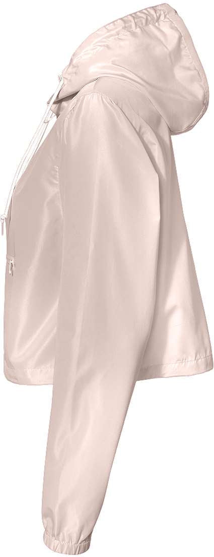 no-logo Independent Trading Co. Ladies Lightweight Quarter-Zip Pullover Crop Windbreaker-Outerwear-Independent Trading Co.-Thread Logic