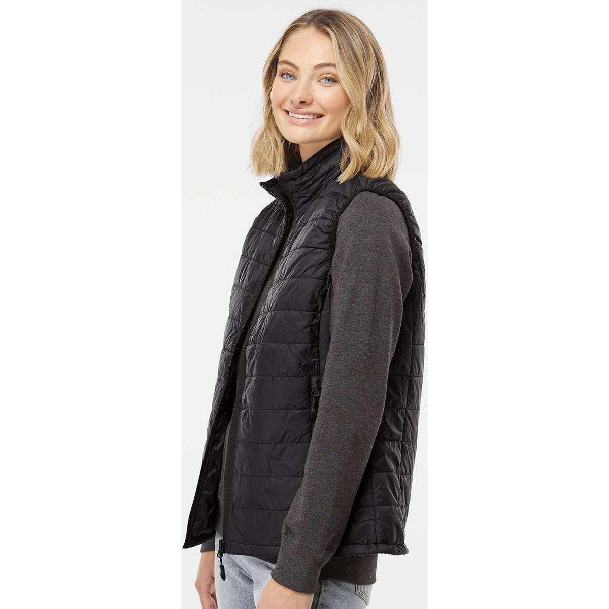 no-logo Independent Trading Co. Ladies Puffer Vest-Ladies Layering-Independent Trading Co.-Thread Logic