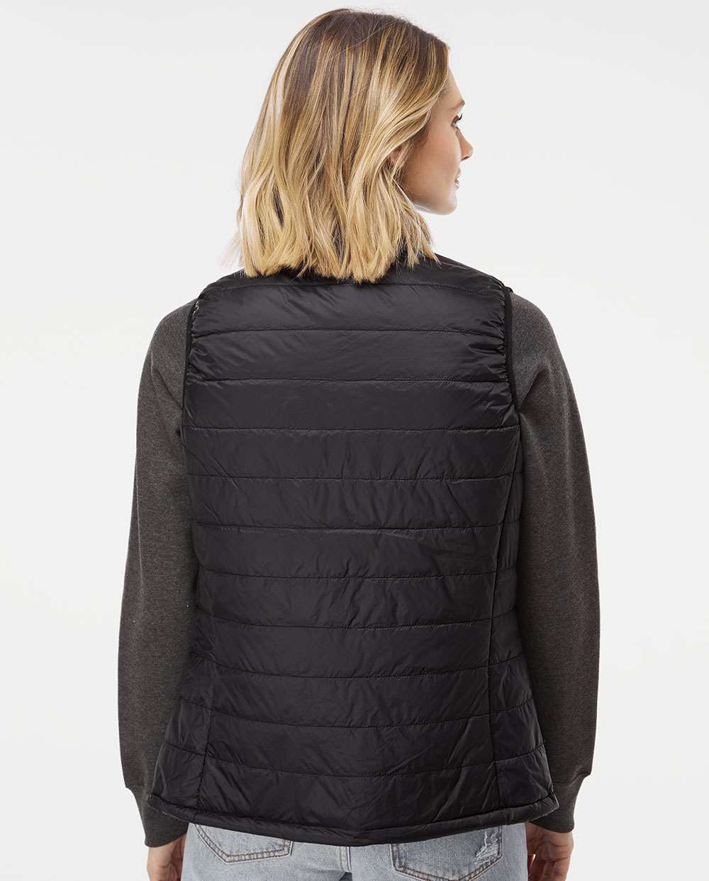 no-logo Independent Trading Co. Ladies Puffer Vest-Ladies Layering-Independent Trading Co.-Thread Logic