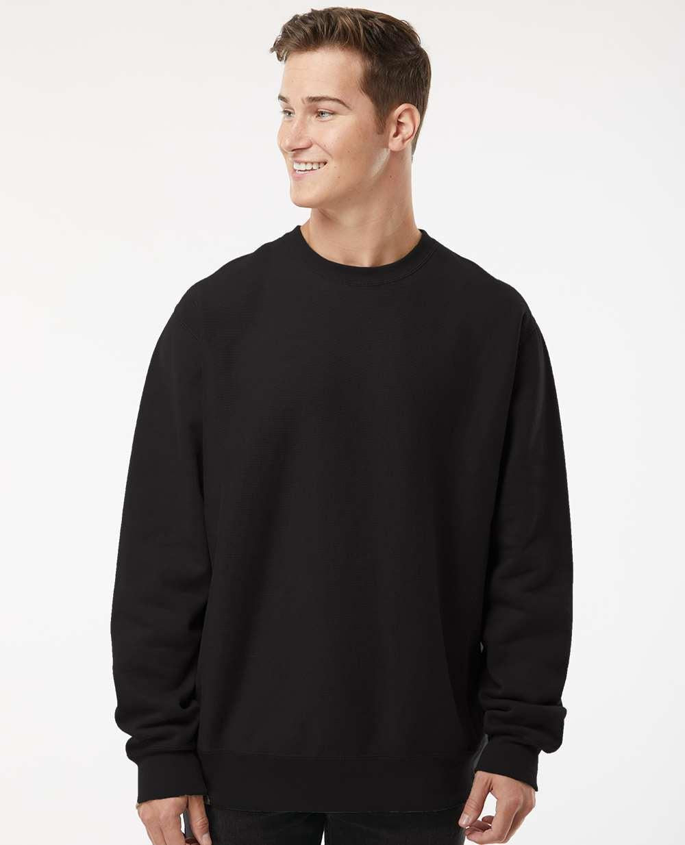 no-logo Independent Trading Co. Legend Premium Heavyweight Cross-Grain Sweatshirt-Men's Layering-Independent Trading Co.-Thread Logic