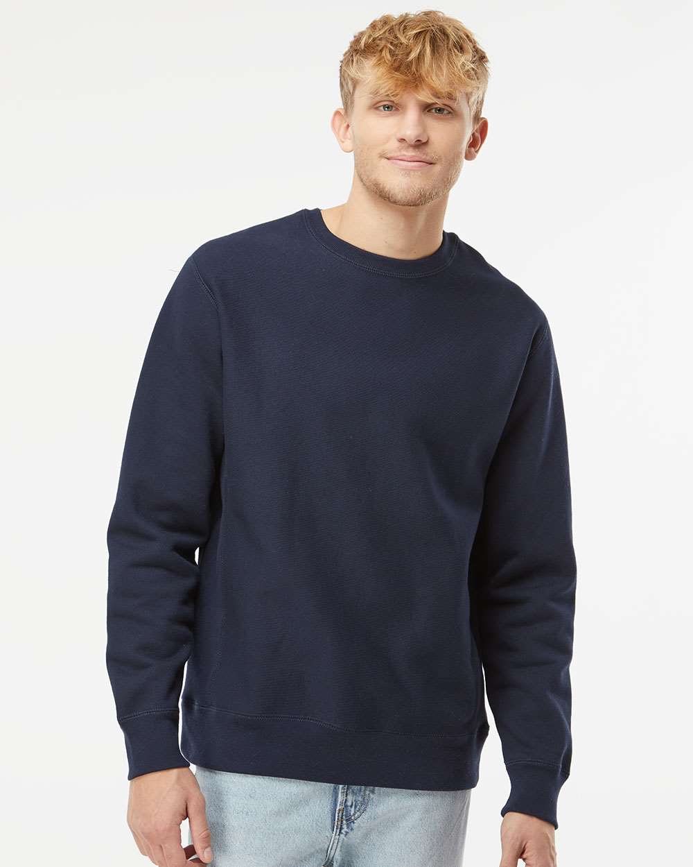 no-logo Independent Trading Co. Legend Premium Heavyweight Cross-Grain Sweatshirt-Men's Layering-Independent Trading Co.-Thread Logic