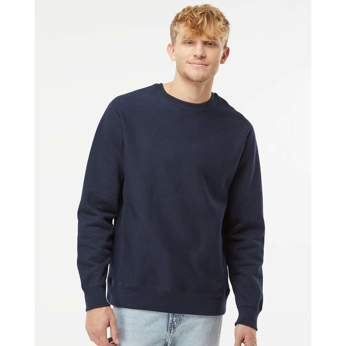 no-logo Independent Trading Co. Legend Premium Heavyweight Cross-Grain Sweatshirt-Men's Layering-Independent Trading Co.-Thread Logic