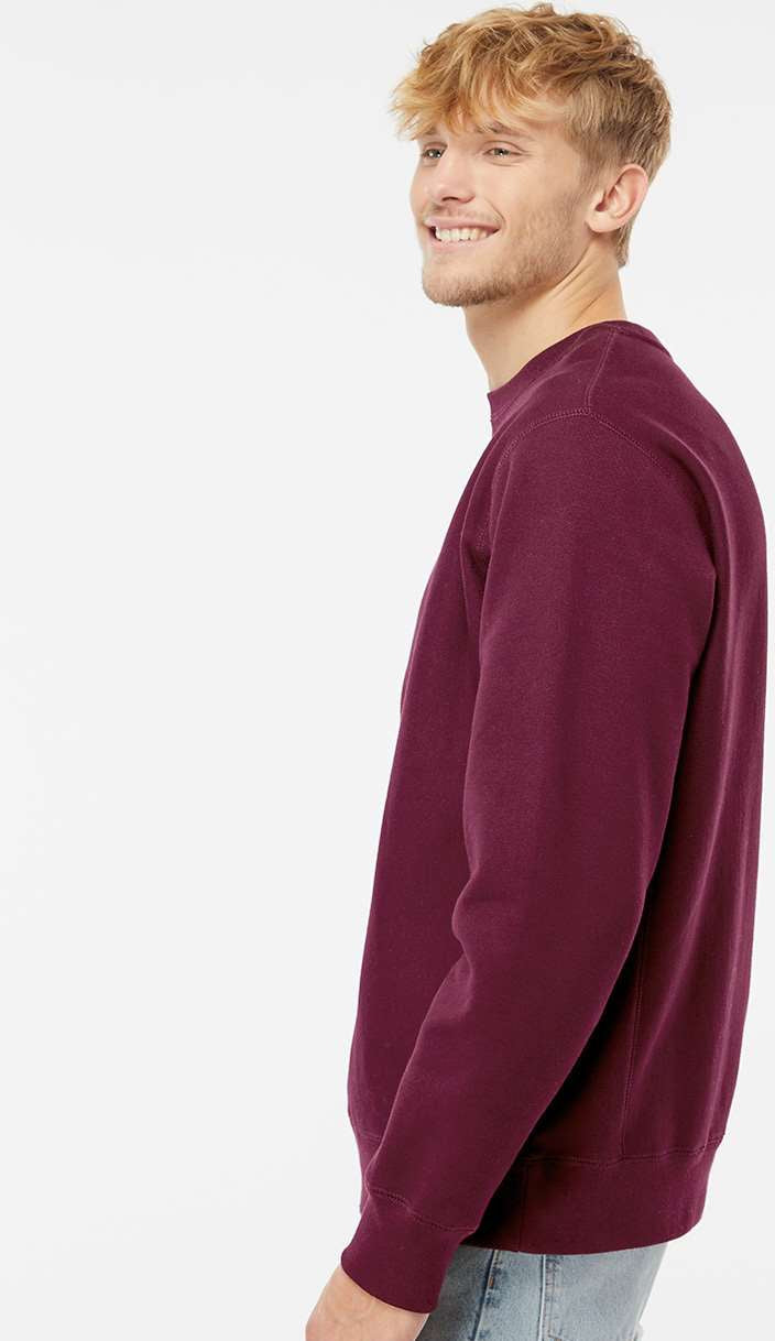 no-logo Independent Trading Co. Legend Premium Heavyweight Cross-Grain Sweatshirt-Men's Layering-Independent Trading Co.-Thread Logic