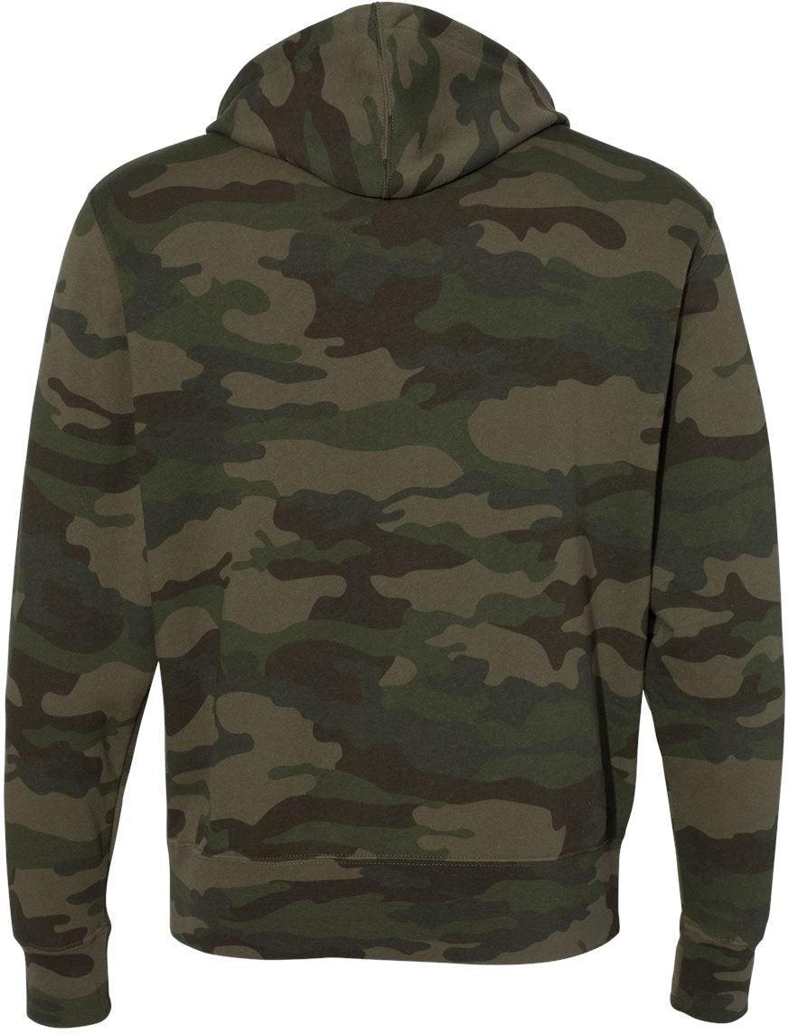 no-logo Independent Trading Co. Lightweight Full-Zip Hooded Sweatshirt-Men's Layering-Independent Trading Co.-Thread Logic