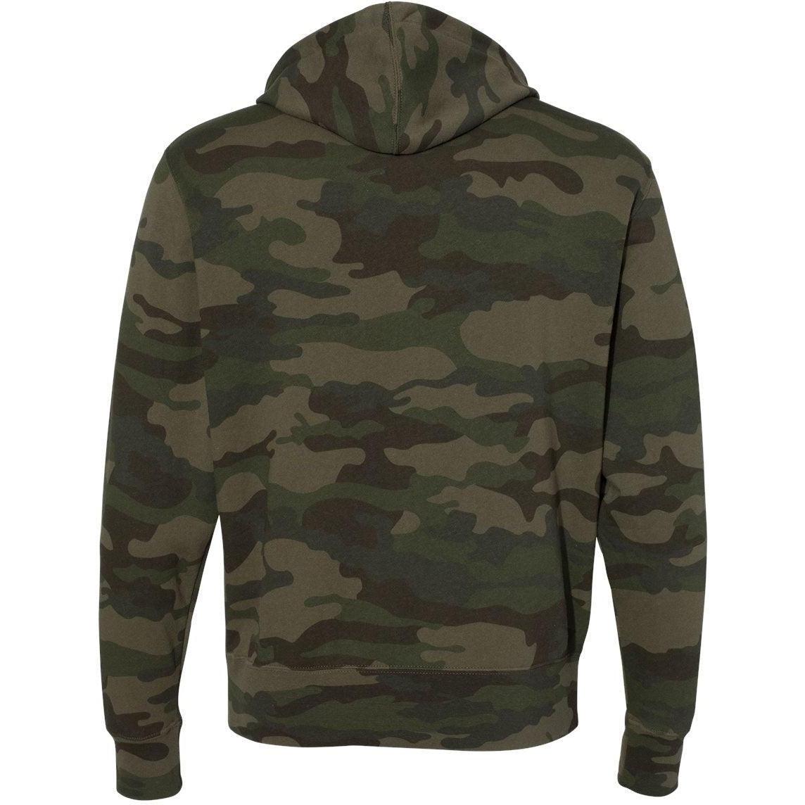 no-logo Independent Trading Co. Lightweight Full-Zip Hooded Sweatshirt-Men's Layering-Independent Trading Co.-Thread Logic