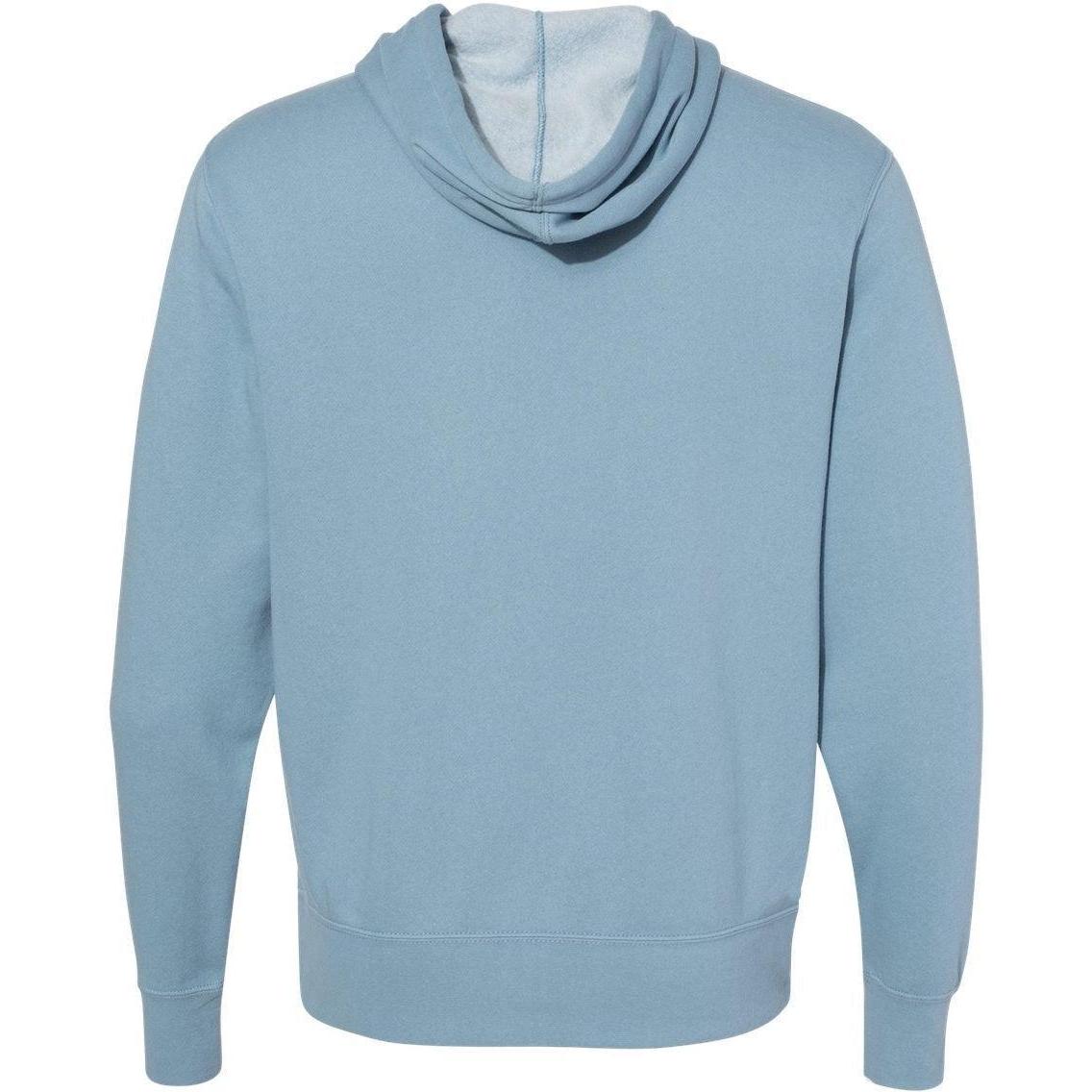 no-logo Independent Trading Co. Lightweight Full-Zip Hooded Sweatshirt-Men's Layering-Independent Trading Co.-Thread Logic