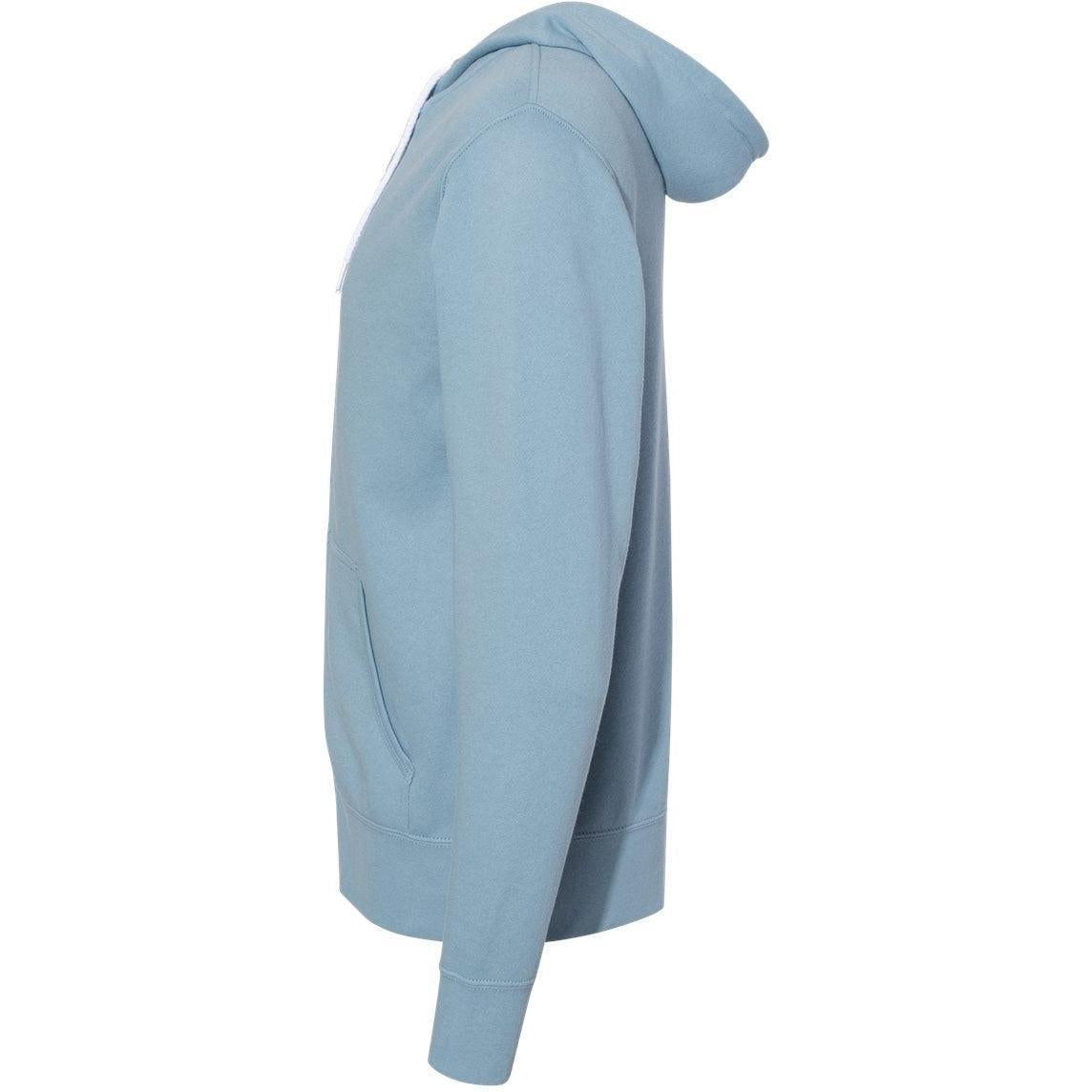 no-logo Independent Trading Co. Lightweight Full-Zip Hooded Sweatshirt-Men's Layering-Independent Trading Co.-Thread Logic