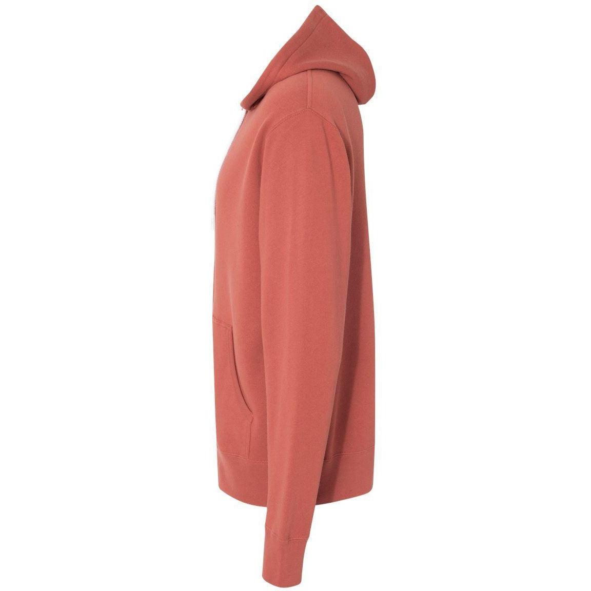 no-logo Independent Trading Co. Lightweight Full-Zip Hooded Sweatshirt-Men's Layering-Independent Trading Co.-Thread Logic