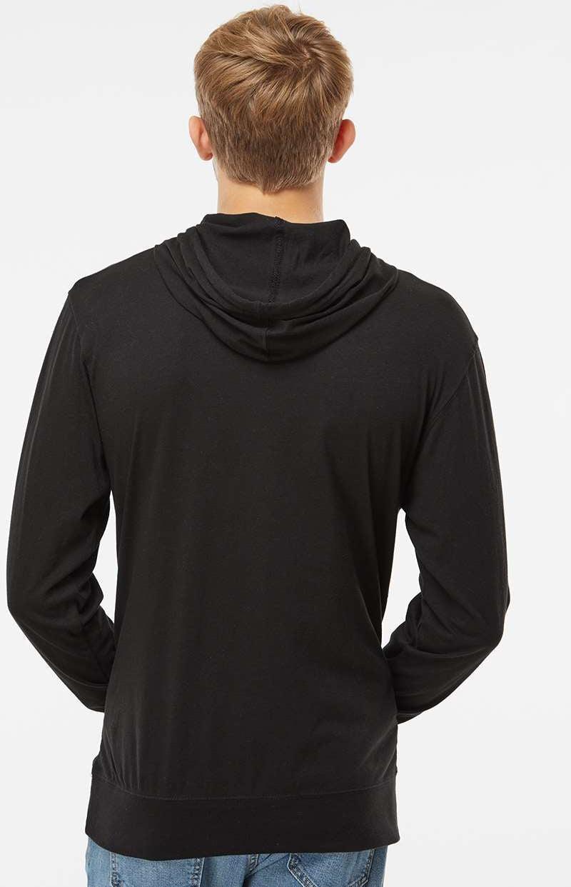 no-logo Independent Trading Co. Lightweight Hooded Pullover T-Shirt -Men's T Shirts-Independent Trading Co.-Thread Logic