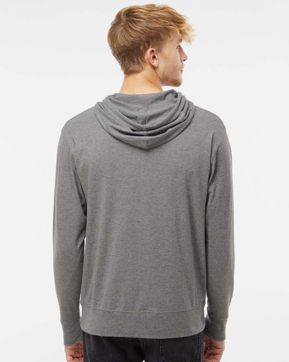 no-logo Independent Trading Co. Lightweight Hooded Pullover T-Shirt -Men's T Shirts-Independent Trading Co.-Thread Logic