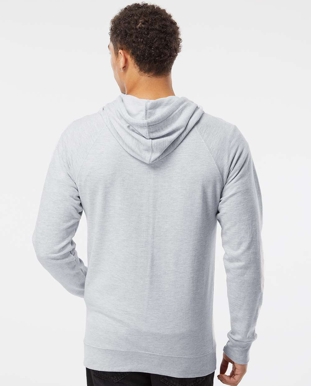 no-logo Independent Trading Co. Lightweight Loopback Terry Hooded Pullover-Men's Layering-Independent Trading Co.-Thread Logic